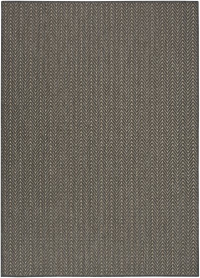 Nourison Home Nourison Horizon Indoor/Outdoor HOZ02 8' x 10' Charcoal Modern Rug - 5' x 7'