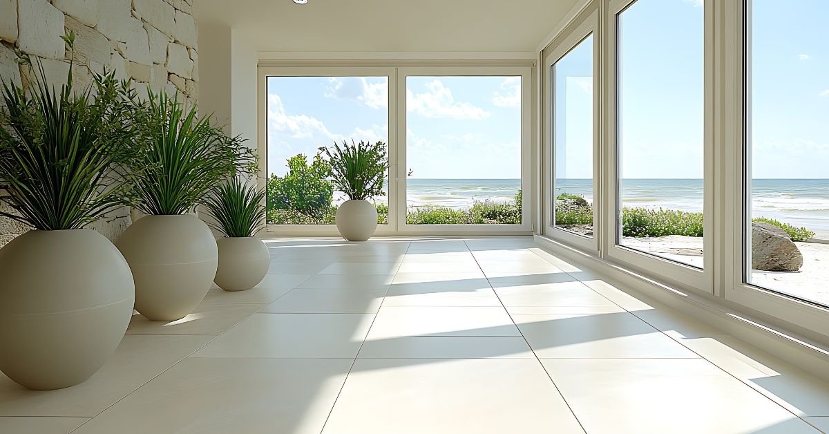 tile floor for beach house