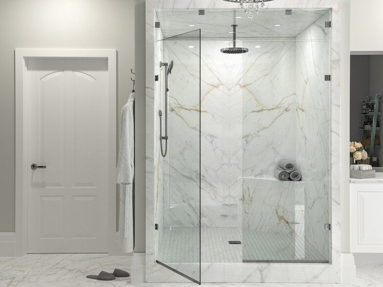 Fear Not The Marble Floor Or Shower Surround!