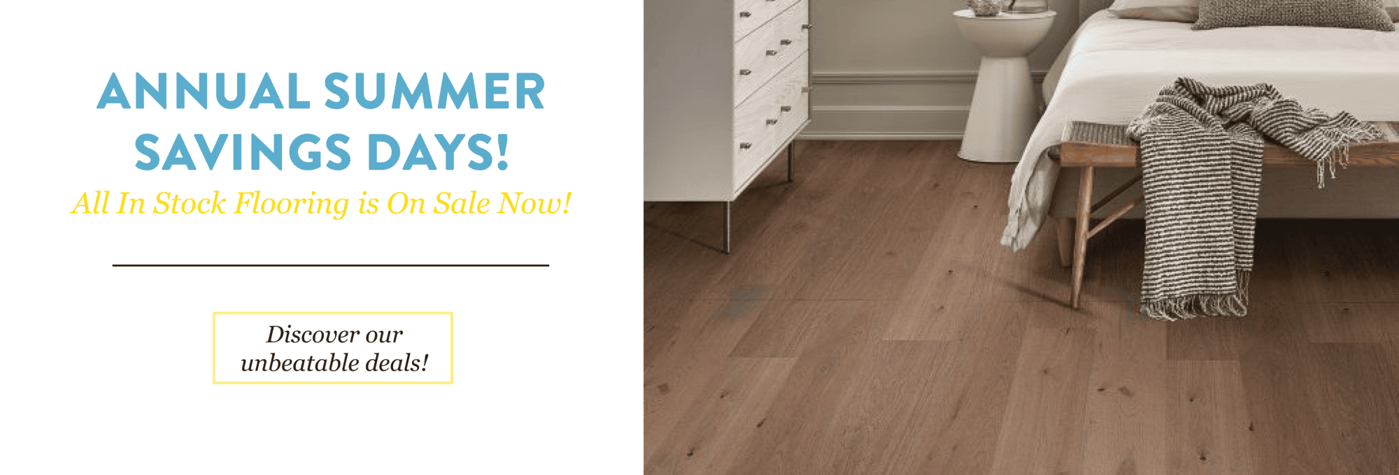 The summer sale event from Floors USA - stop by their showroom in King of Prussia, PA today!